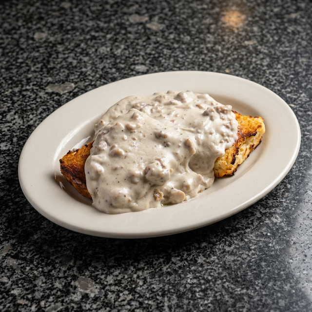 Gravy On A Biscuit.